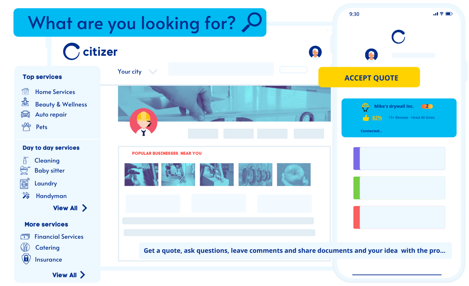 Citizer The superapp. the Amazon of services.